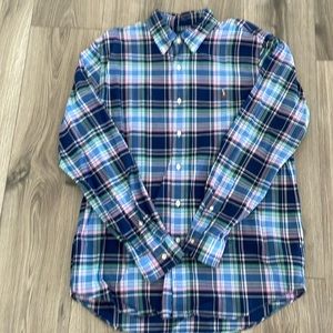 EUC Polo by Ralph Lauren Men’s Button Down Long Sleeve plaid shirt size large